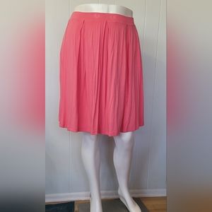 Pink Asos Curve mini skater skirt US 18
